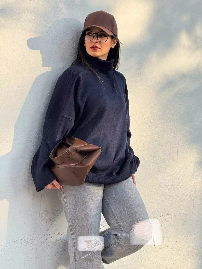 بافت یقه اسکی جورجینا